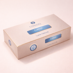 condon látex natural lubricado